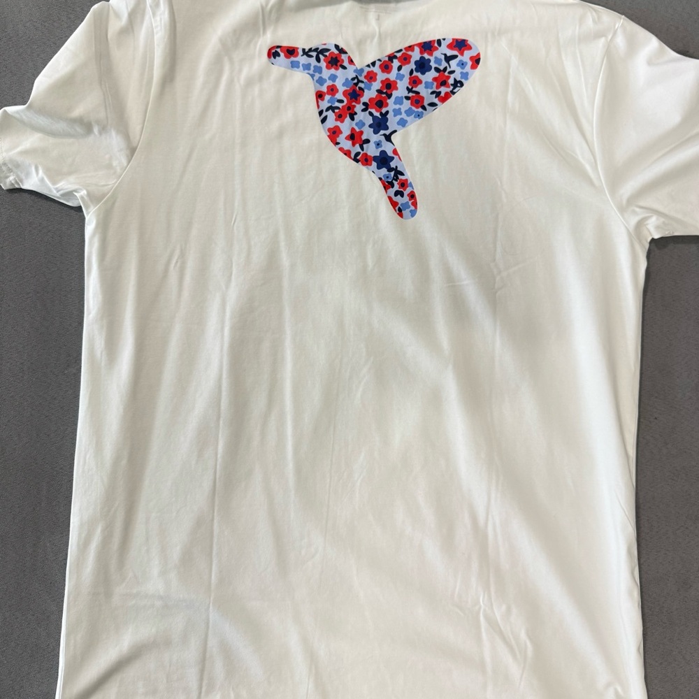 Birddogs White Short Sleeve Tee Minimalist Design - Picture 2 of 2